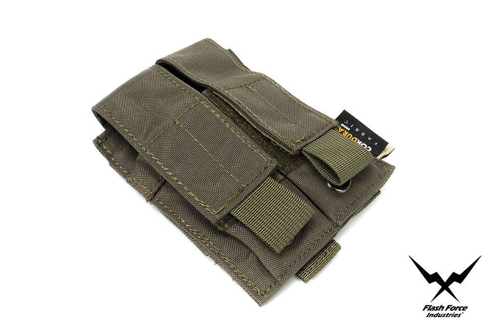 FFI Double Pistol Mag Pouch ( Mas Grey )
