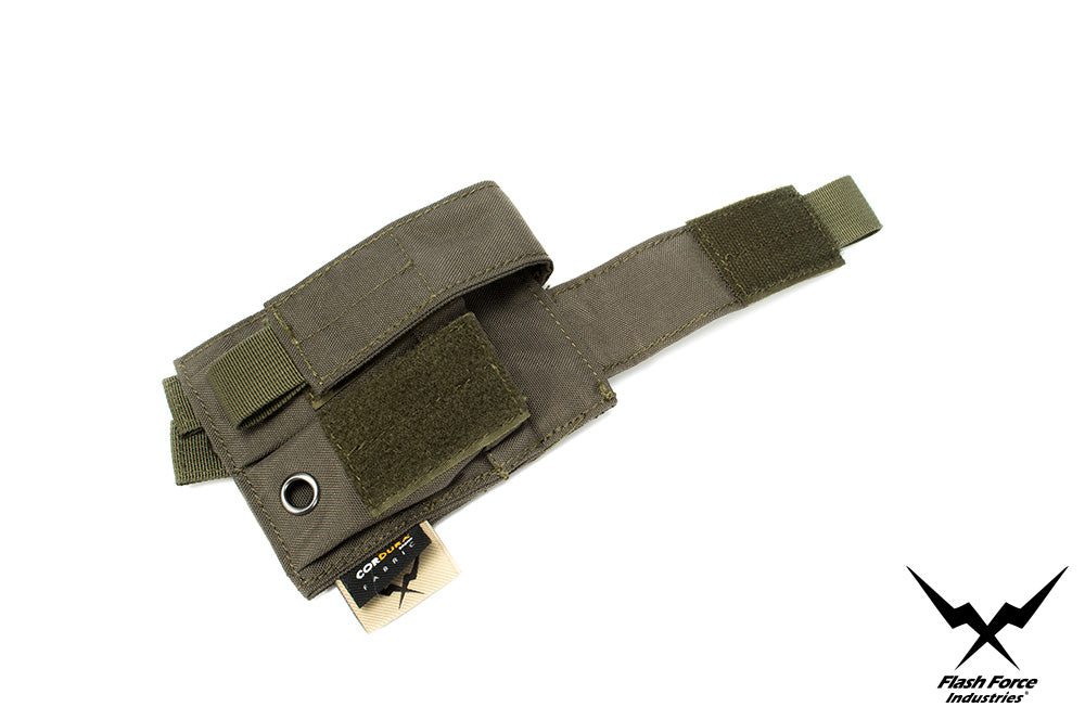 FFI Double Pistol Mag Pouch ( Mas Grey )