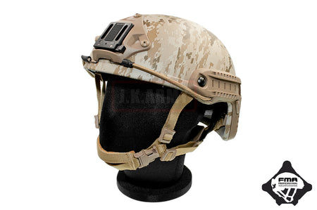 FMA JKA Airsoft Dummy Helmet Aramid Fiber Version MH Type ( Stripes AOR1 ) ( M/L )