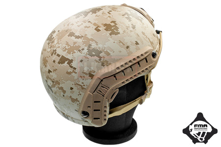 FMA JKA Airsoft Dummy Helmet Aramid Fiber Version MH Type ( Stripes AOR1 ) ( L/XL )