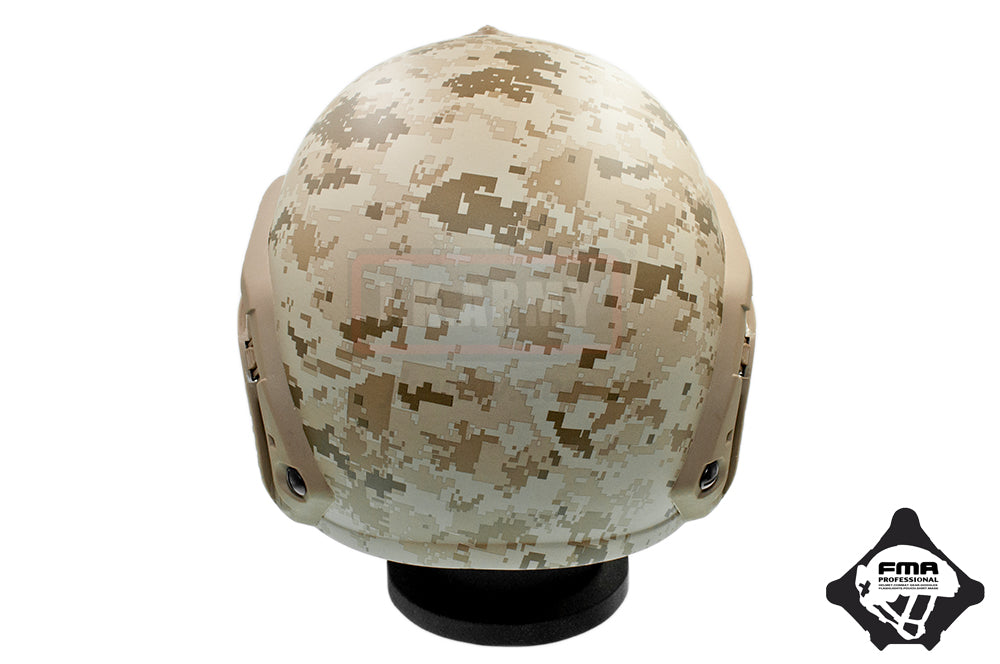 FMA JKA Airsoft Dummy Helmet Aramid Fiber Version MH Type ( Stripes AOR1 ) ( M/L )