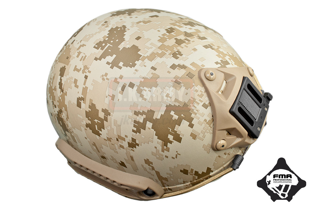 FMA JKA Airsoft Dummy Helmet Aramid Fiber Version MH Type ( Stripes AOR1 ) ( L/XL )