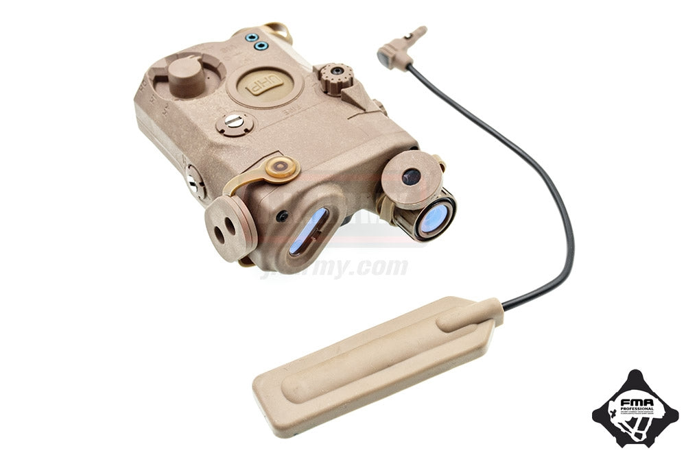 FMA LAB PEQ15 LA5-C Red Laser w/ IR Lenses Airsoft Toy ( DE ) ( PEQ LA5C UHP Style ) ( New Ver. GEN2 )