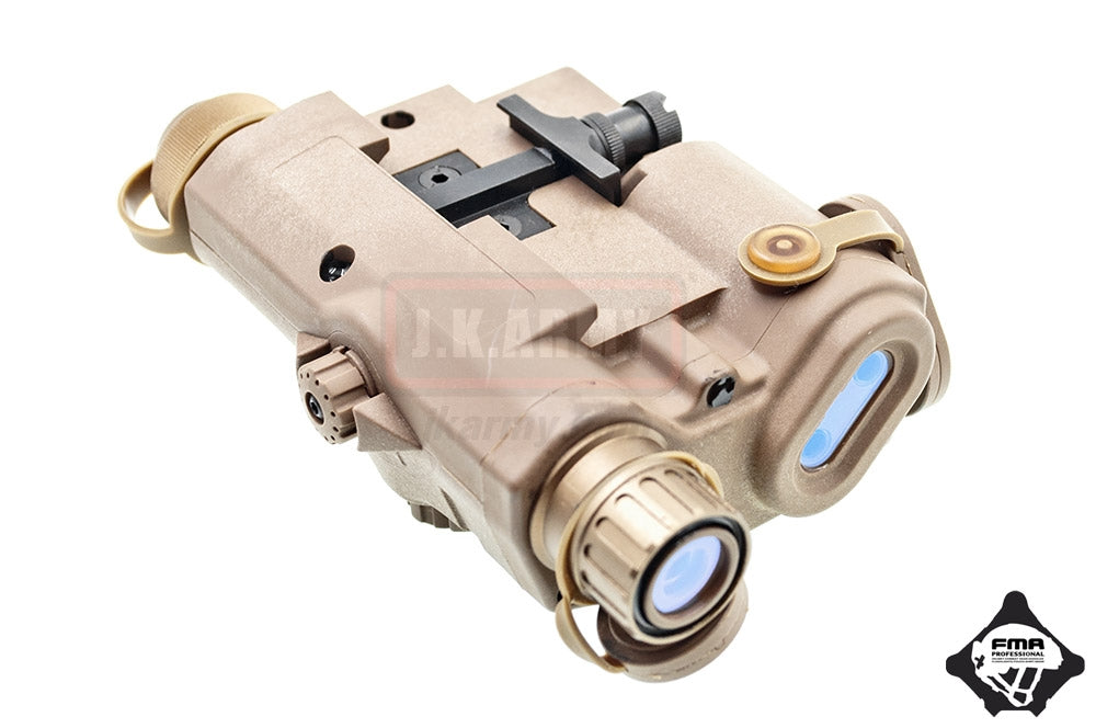 FMA LAB PEQ15 LA5-C Red Laser w/ IR Lenses Airsoft Toy ( DE ) ( PEQ LA5C UHP Style ) ( New Ver. GEN2 )
