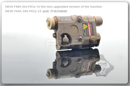 FMA PEQ-15 Upgrade Version LED White Light + Green Laser With IR Lenses ( BK ) ( PEQ15 )
