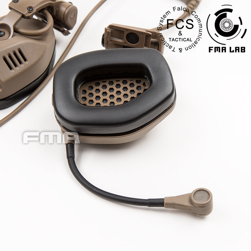 FMA FCS RAC Style Headset / with 5 Pins PTT ( DE )