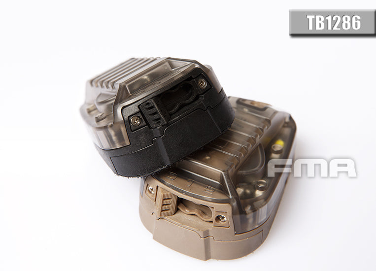 FMA Helmet STAR 6 Gen3 Green Light ( GEN III ) ( Helmet Light )-Black