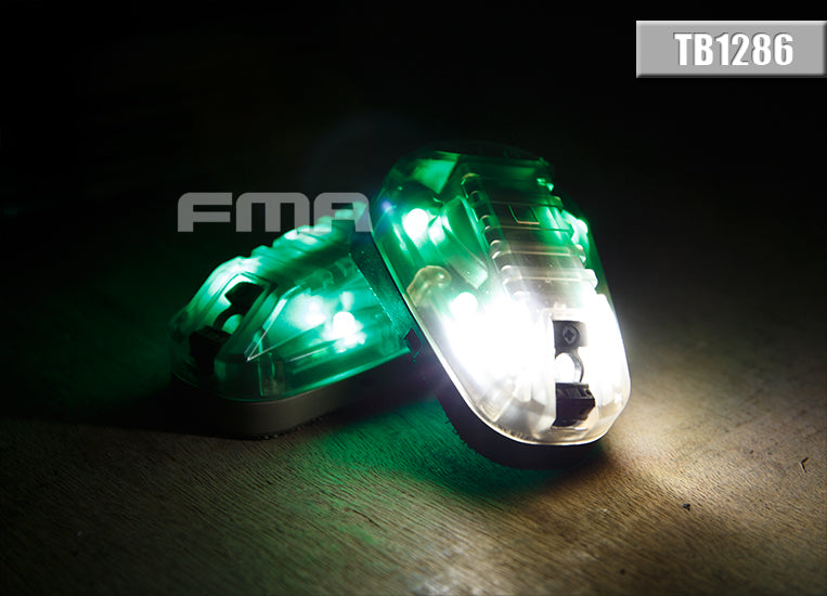 FMA Helmet STAR 6 Gen3 Green Light ( GEN III ) ( Helmet Light )-Black