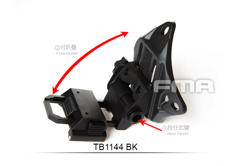 FMA L4G19 NVG Mount BK CNC New Version