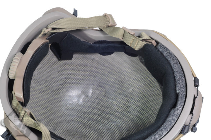 FMA Maritime Airsoft Dummy Helmet Aramid Fiber Version MT Type ( DE ) ( L/XL )