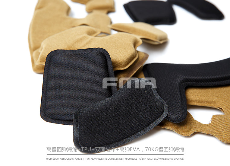 FMA MT Style Helmet Protected Pads ( Tan )