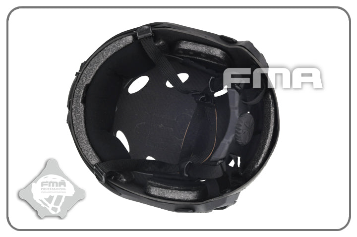 FMA FAST Carbon Fiber Airsoft Helmet-PJ  ( L/XL ) ( Mass Grey ）