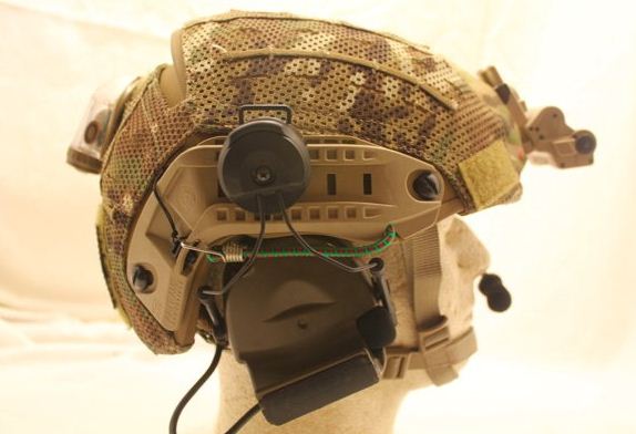 FMA PT Headset and Helmet Rail Adapter Set For Comtac / M32 Headset ( BK ) ( Free Shipping )