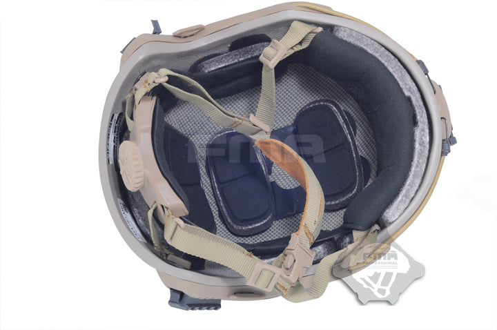 FMA JKA Airsoft Dummy Helmet Aramid Fiber Version MH Type ( Stripes AOR1 ) ( L/XL )