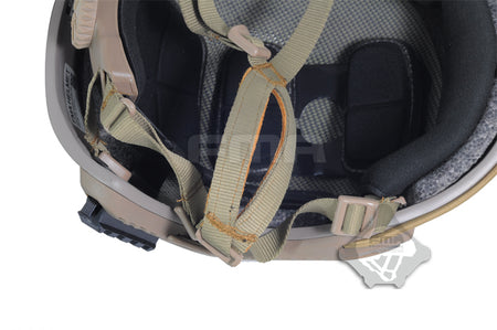 FMA JKA Airsoft Dummy Helmet Aramid Fiber Version MH Type ( Stripes AOR1 ) ( M/L )