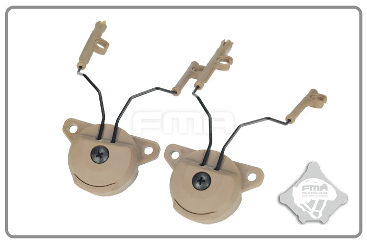FMA EX Headset and Helmet Rail Adapter Set GEN1 DE