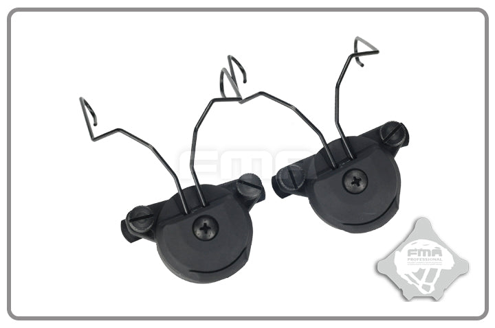 FMA EX Headset and Helmet Rail Adapter Set GEN2 BK
