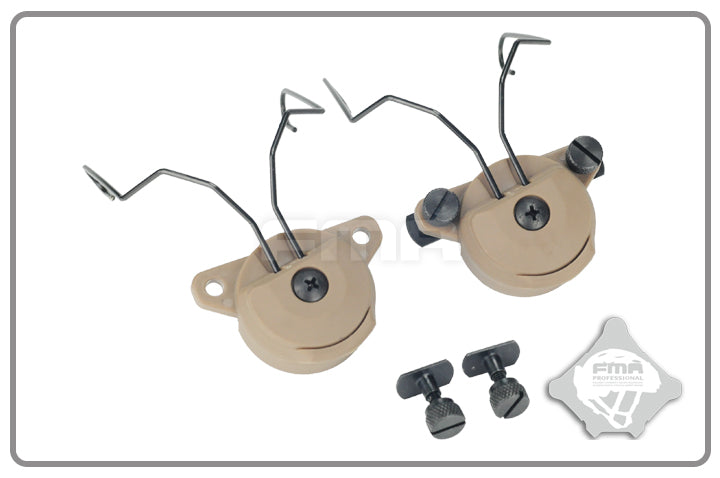 FMA EX Headset and Helmet Rail Adapter Set GEN2 DE