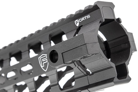 PTS Fortis REVTM Free Float Rail System 9 CAR Cutout ( Black ) ( KEYMOD )