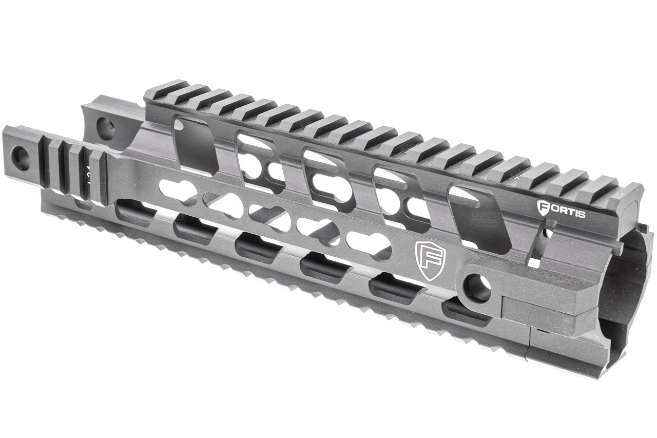 PTS Fortis REVTM Free Float Rail System 9 CAR Cutout ( Black ) ( KEYMOD )