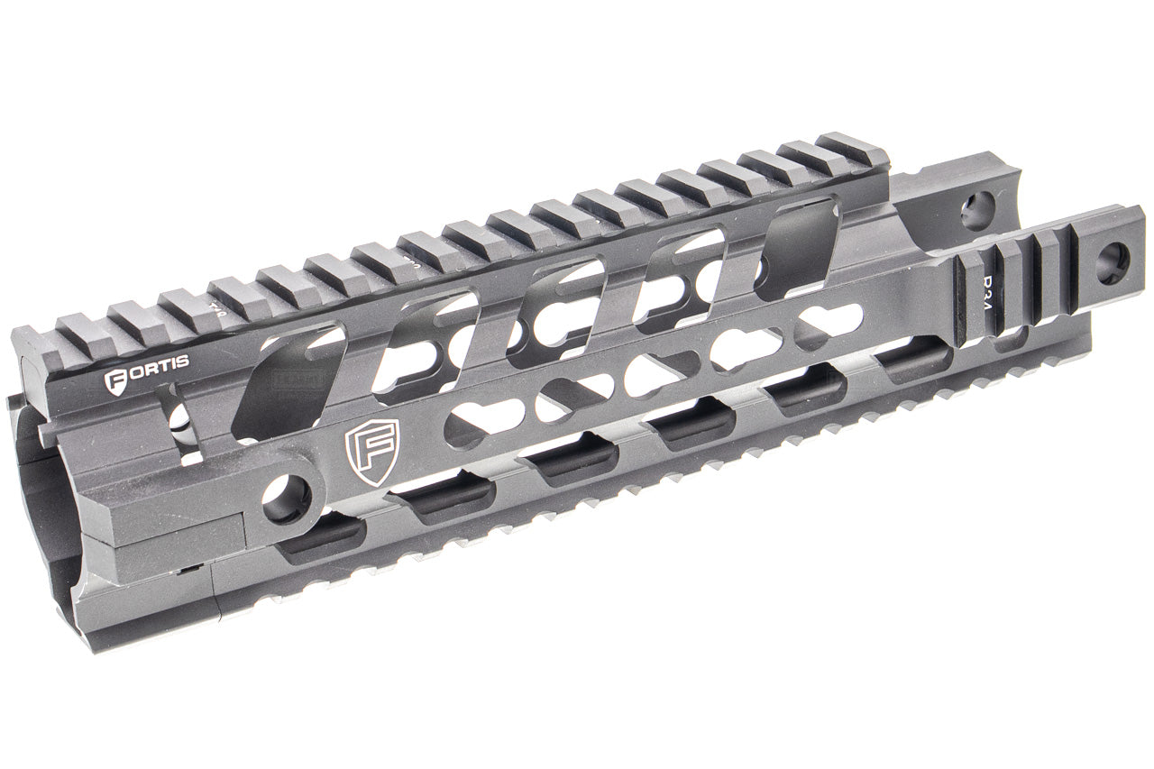 PTS Fortis REVTM Free Float Rail System 9 CAR Cutout ( Black ) ( KEYMOD )