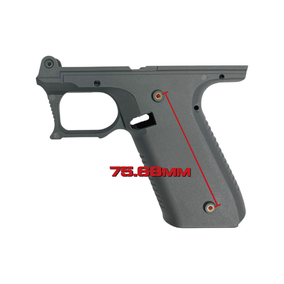 CTM TAC AAP-01/C Fuku-2 Nylon Framefor Action Army AAP01/ AAP01C Pistol Airsoft ( EP Silver )