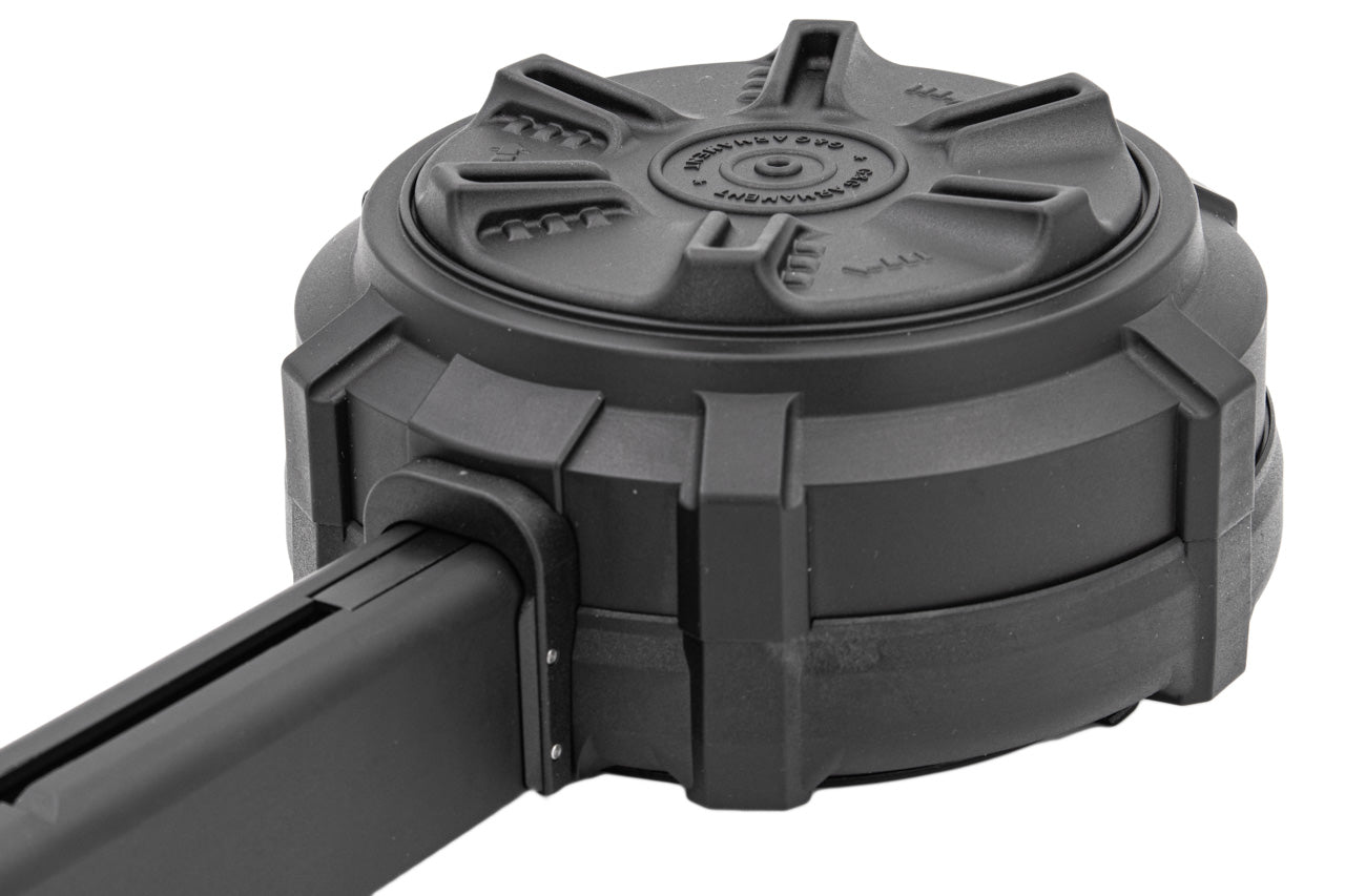 G&G SMC 9 Magazine ( 300 Rounds Green Gas Drum Magazine ) ( Black )