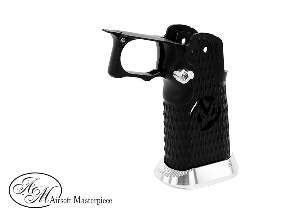 Airsoft Masterpiece AM Aluminum Grip Type 8 ( Infinity Diamond Hollow SV Style ) For Tokyo Marui TM Hi-Capa GBBP-Purple