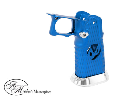 Airsoft Masterpiece AM Aluminum Grip Type 8 ( Infinity Diamond Hollow SV Style ) For Tokyo Marui TM Hi-Capa GBBP-Purple