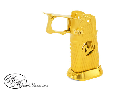 Airsoft Masterpiece AM Aluminum Grip Type 8 ( Infinity Diamond Hollow SV Style ) For Tokyo Marui TM Hi-Capa GBBP-Purple