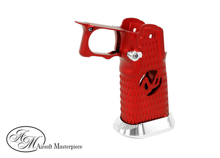 Airsoft Masterpiece AM Aluminum Grip Type 8 ( Infinity Diamond Hollow SV Style ) For Tokyo Marui TM Hi-Capa GBBP-Purple