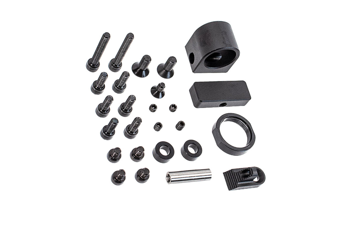 SAG PTD AK MK3 MIL-STD Full Top Rail Chassis Kit For GHK AK105 GBB Airsoft Series ( Cerakote )-H-232 Cerakote Magpul O.D. Green