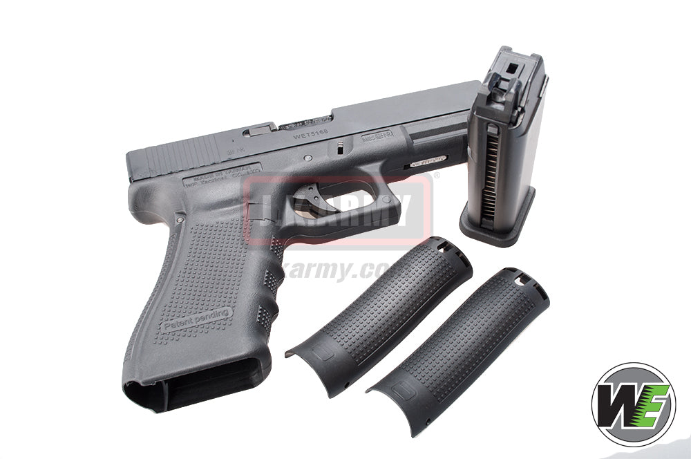 WE Model 17 G4 Metal Slide GBB Pistol ( Black )