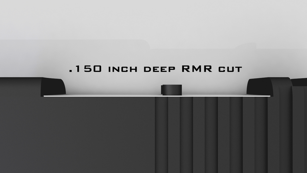 Volante Airsoft T Style G19 RMR Slide Set for Marui TM G Series 19 Model GBBP ( JW Style )-2 Tone