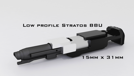 Volante Airsoft T Style G19 RMR Slide Set for Marui TM G Series 19 Model GBBP ( JW Style )-2 Tone