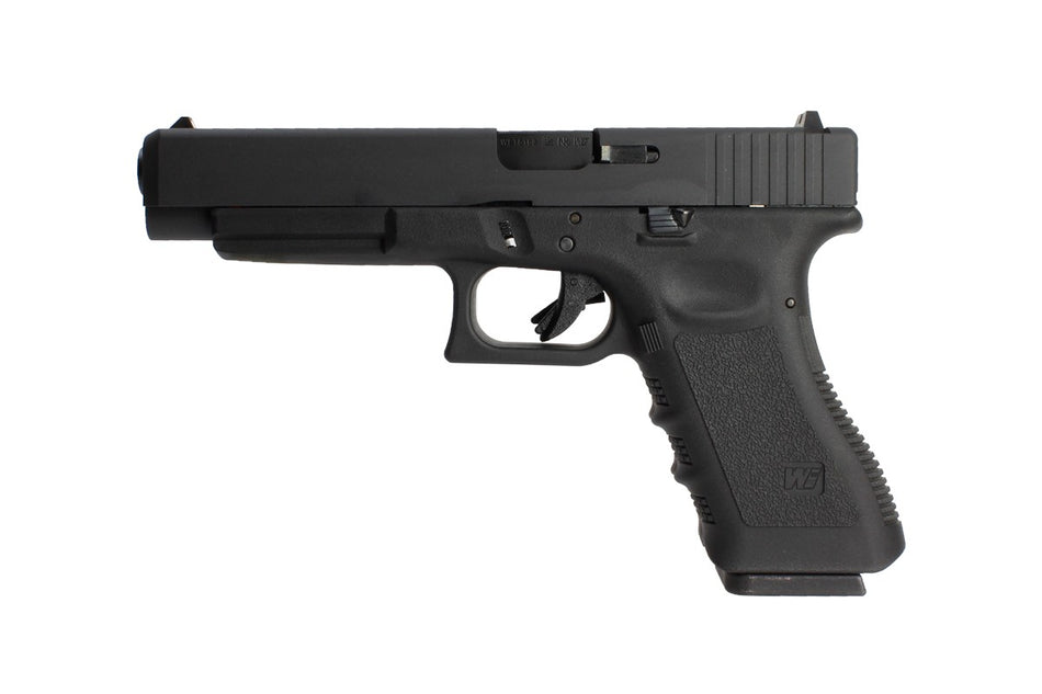 WE Model 3.4 Double Barrel ( BK ) GBB Pistol Airsoft