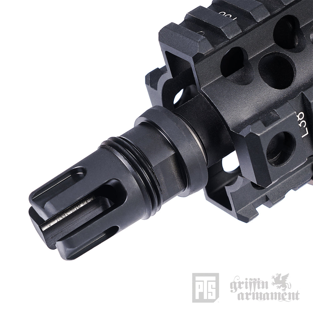 PTS Griffin Armament Taper Mount Stealth Minimalist Flash Suppressor 14mm CCW