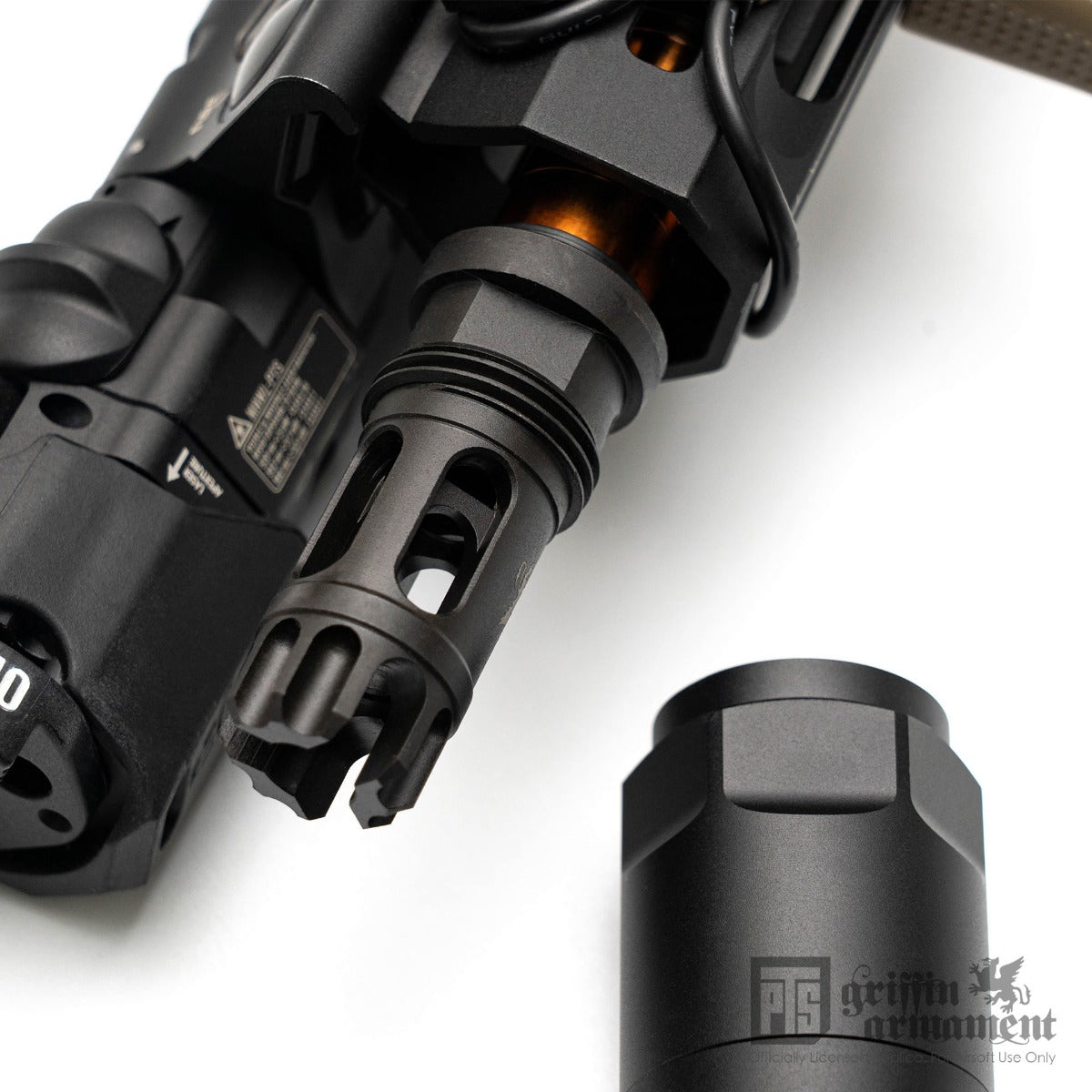 PTS Griffin Armament 14mm CCW Taper Mount FlashComp