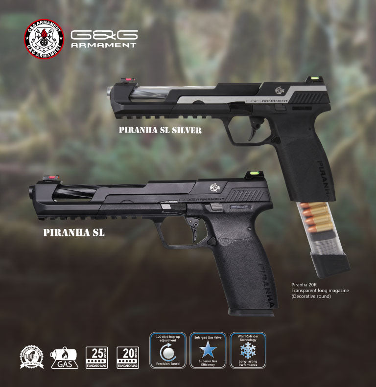 G&G PIRANHA SL GBB PISTOL ( Black )