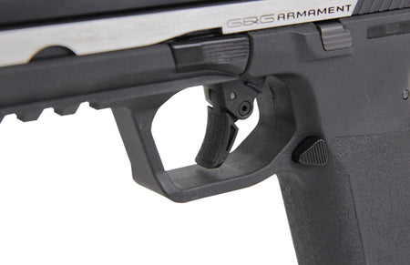 G&G PIRANHA SL GBB PISTOL ( Silver )