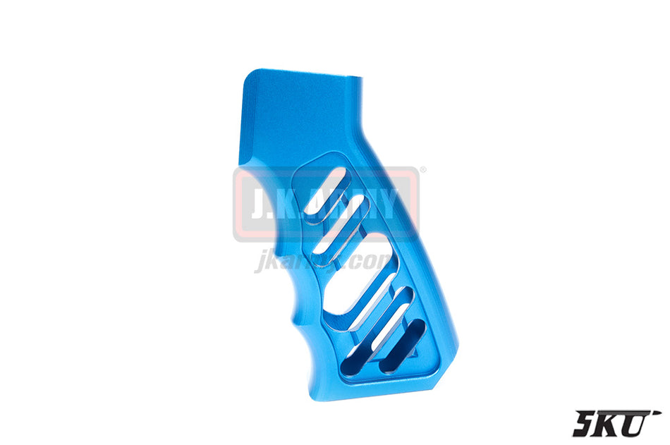 5KU CNC LWP Grip for M4 Airsoft GBB Rifle ( Blue )