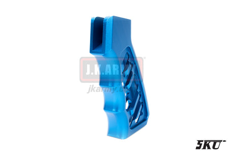 5KU CNC LWP Grip for M4 Airsoft GBB Rifle ( Blue )