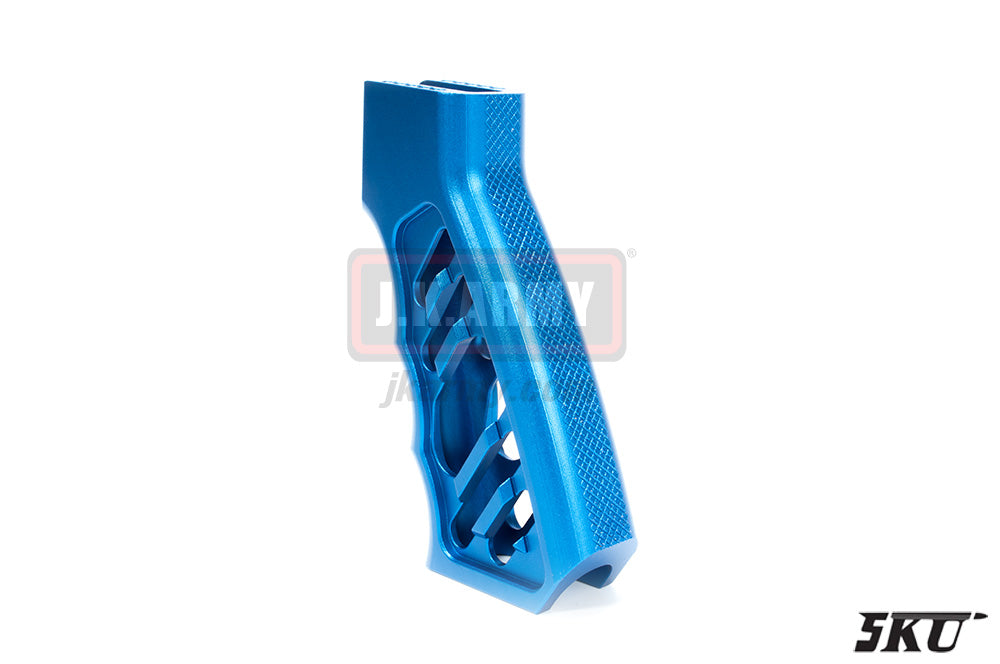 5KU CNC LWP Grip for M4 Airsoft GBB Rifle ( Blue )