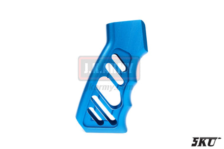 5KU CNC LWP Grip for M4 Airsoft GBB Rifle ( Blue )