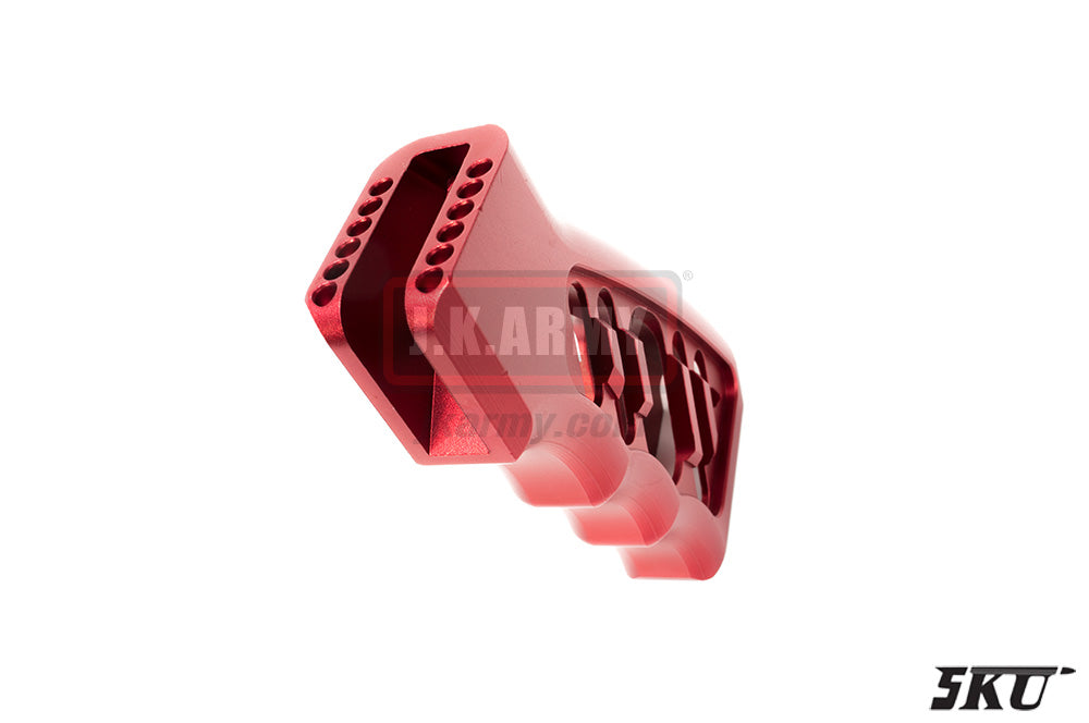 5KU CNC LWP Grip for M4 Airsoft GBB Rifle ( Red )