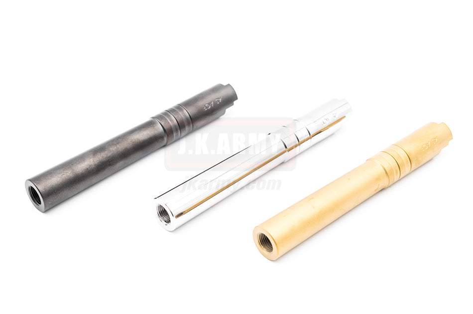 5 Inch Steel Outer Barrel for TM Hi-Capa Series ( Black / Silver / Gold )-Gold