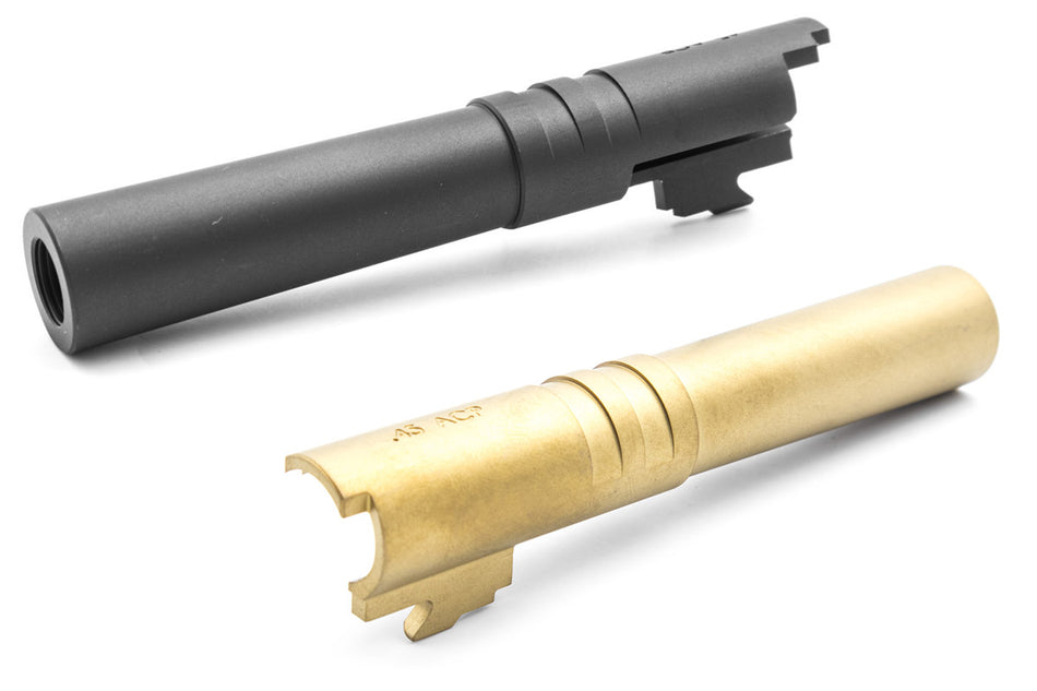 5KU 4.3 Outer Barrel for Marui TM Hi-Capa 5.1 / 4.3 Series ( 11mm CW ) ( Stainless Steel )-Gold