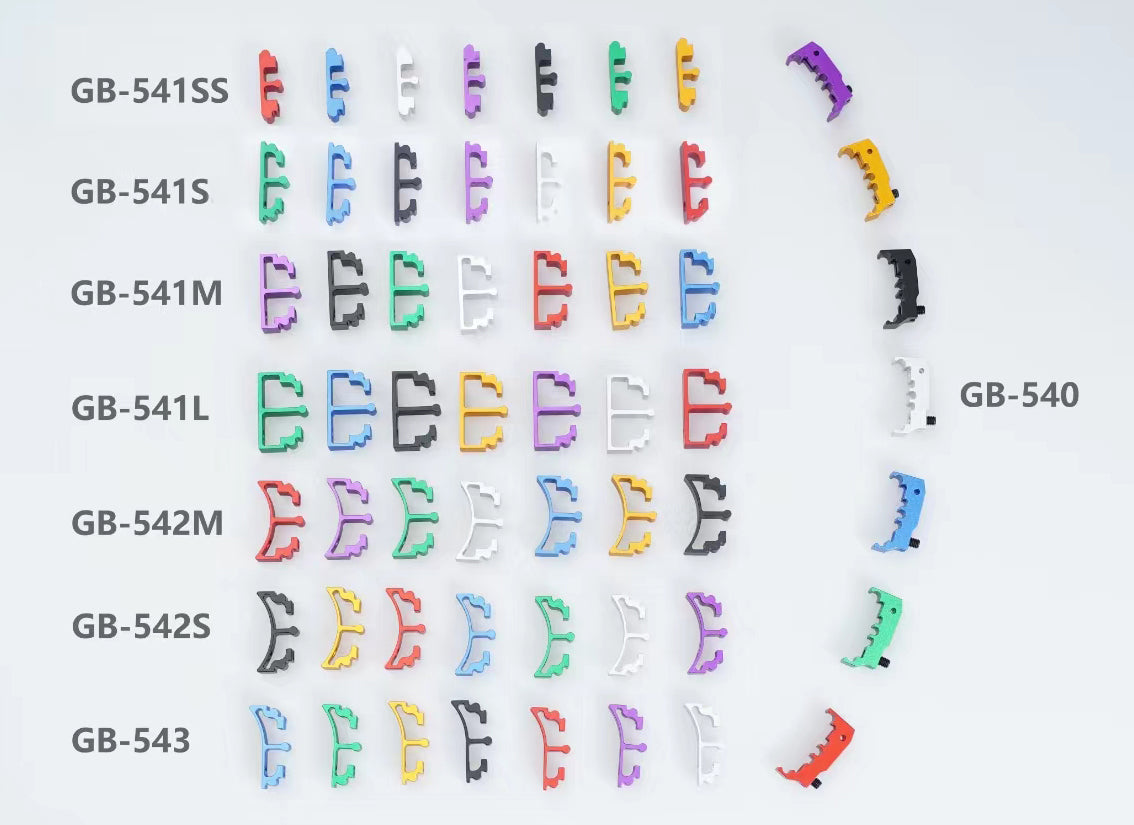 5KU Module 545 Trigger 2 Shoe A / B / C For TM Hi-Capa GBBP ( 545S / 545M / 545L )-545L-Black