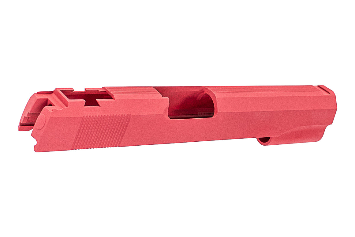 Guarder Aluminum Slide for Marui TM Hi-Capa 5.1 GBBP ( No Marking / Pink )