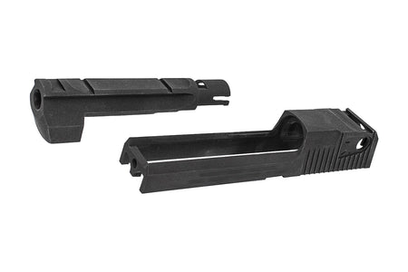Guarder Aluminum Slide & Frame for Marui TM Desert Eagle .50 ( Black ) ( 2016 Ver. )